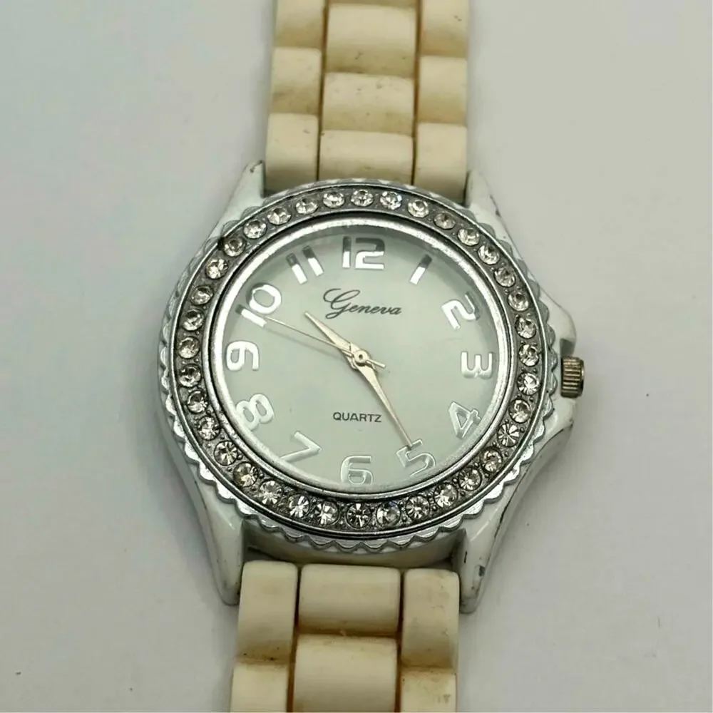 White & Cream Men's Watch